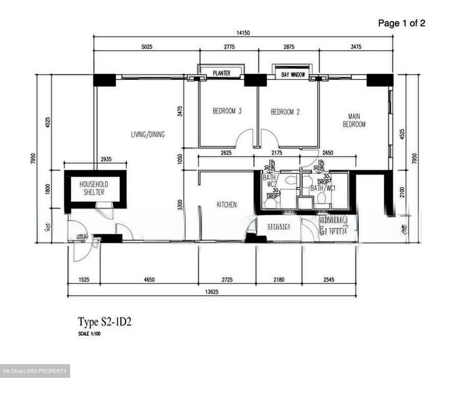 Blk 1B The Pinnacle@Duxton (Bukit Merah), HDB 5 Rooms #568086411